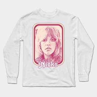 Stevie Nicks // Retro 70s Style Fan Design Long Sleeve T-Shirt